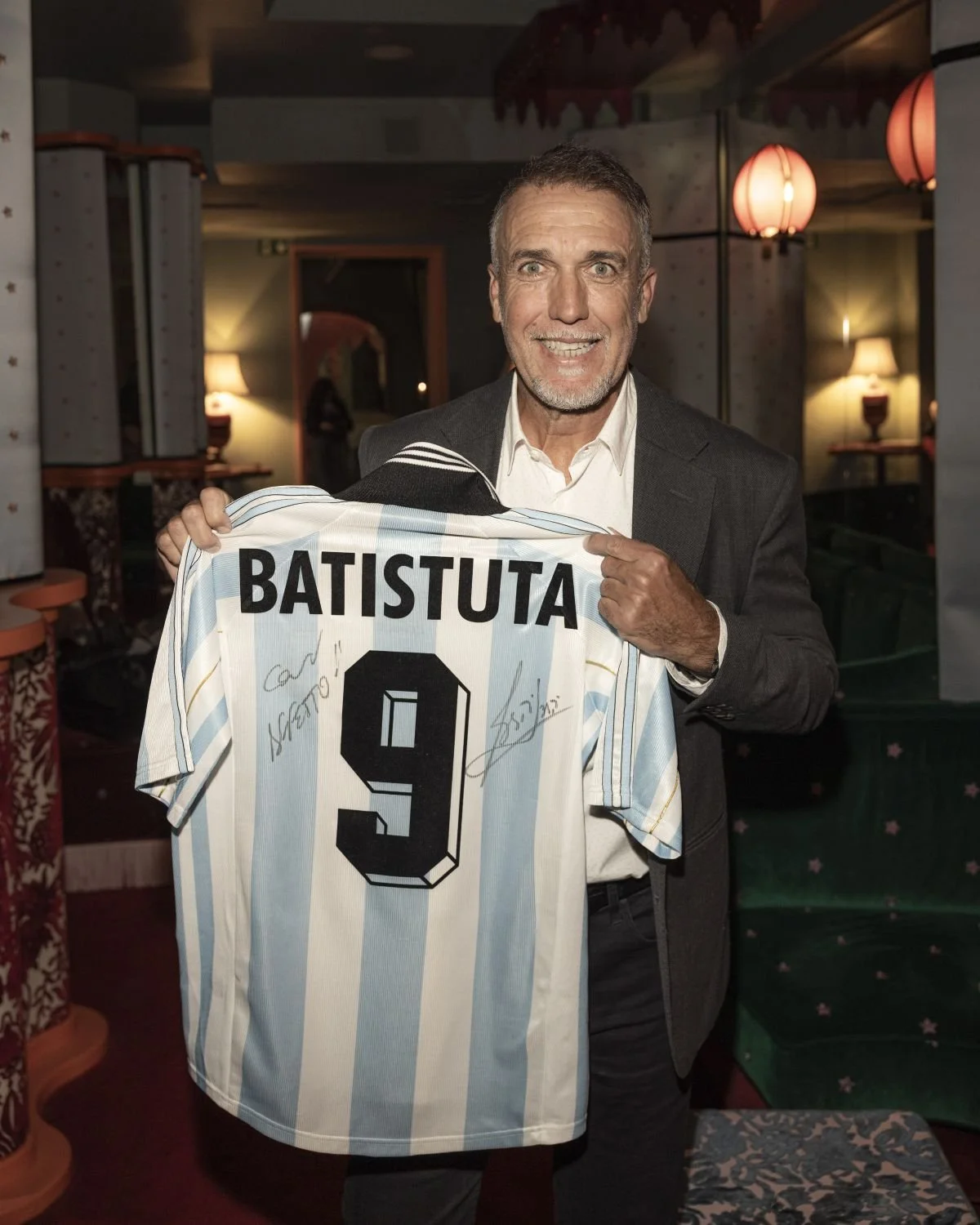 The Iconic No. 9 at House of Nine Welcome, Gabriel Omar Batistuta